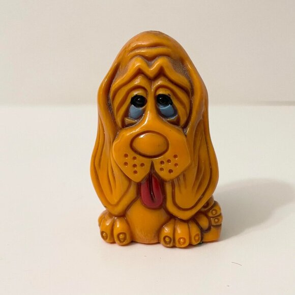 Vtg Basset Hound Blood Dogs Puppies Plastic Salt and Pepper Shakers Hong Kong - Picture 14 of 16